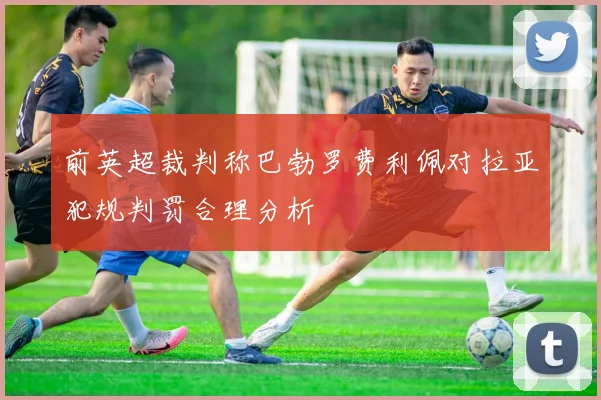 前英超裁判称巴勃罗费利佩对拉亚犯规判罚合理分析